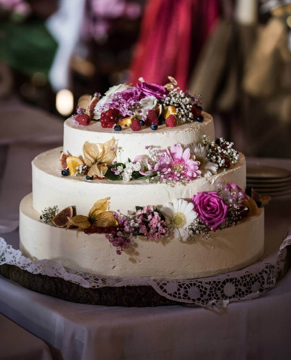 Hochzeitstorte aus der Konditorei Ebner in Salzburg