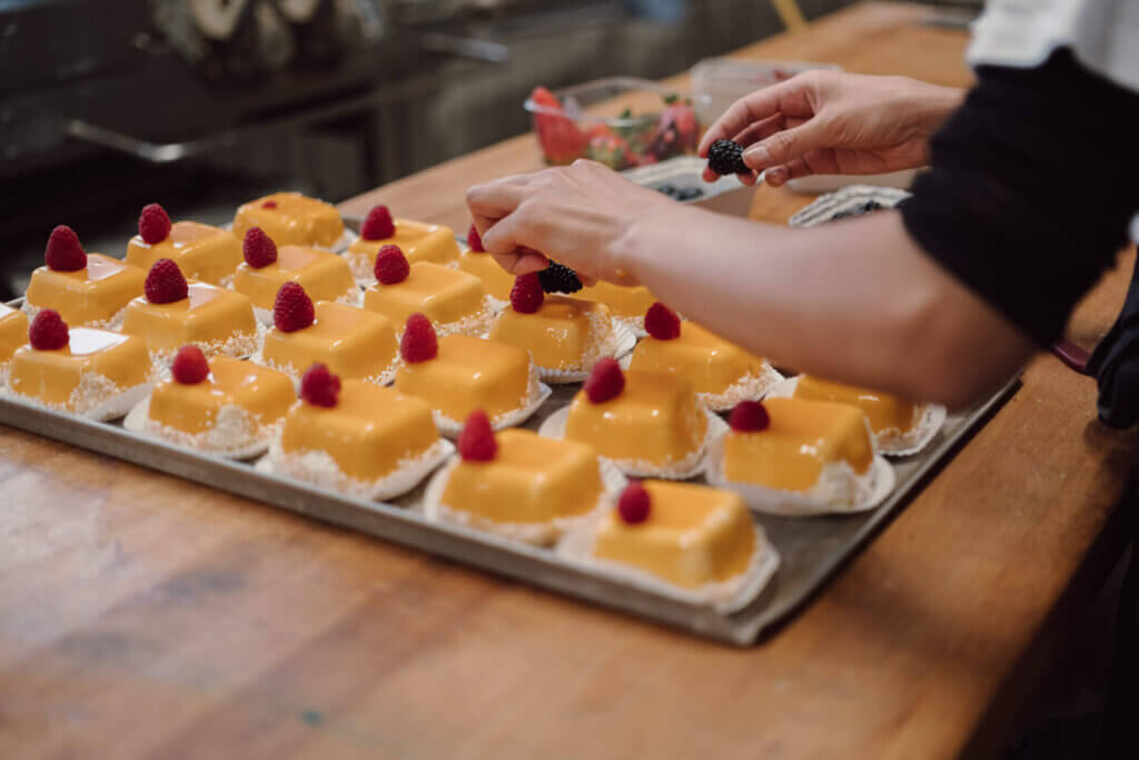 Konditorhandwerk in der Bäckerei Ebner in Anif bei Salzburg